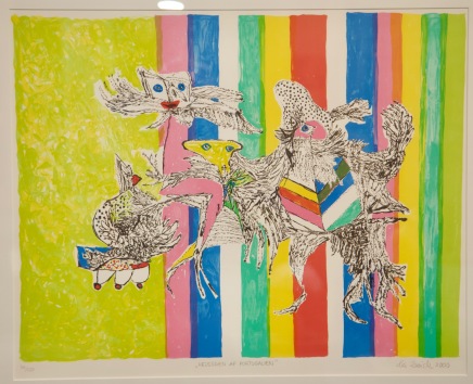 Lis Zwick, litografi, Galleri Kongsbak, Esbjerg, kunst