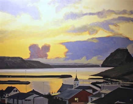 Regin Jørgensen, Galleri Kongsbak, Esbjerg, malerier, Færøerne
