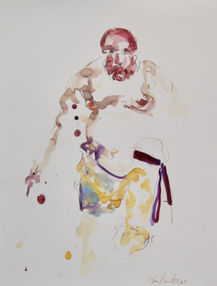 Frans Kannik, Galleri Kongsbak, Esbjerg, kunst, tegning, akvarel, erotisk kunst