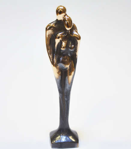 Stig Kalsing, Nordisk Metalkunst, Galleri Kongsbak, Esbjerg, bronzeskulptur