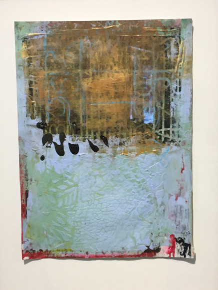 Hellen Lassen, akryl på papir, Galleri Kongsbak, Esbjerg